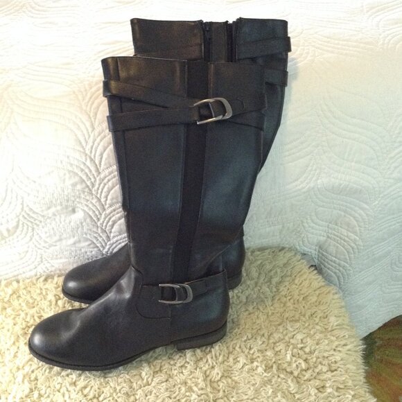 NWOT Life Stride Faux Leather "11M" boots, Knee Height Riding boot, Equestrian - Picture 6 of 8